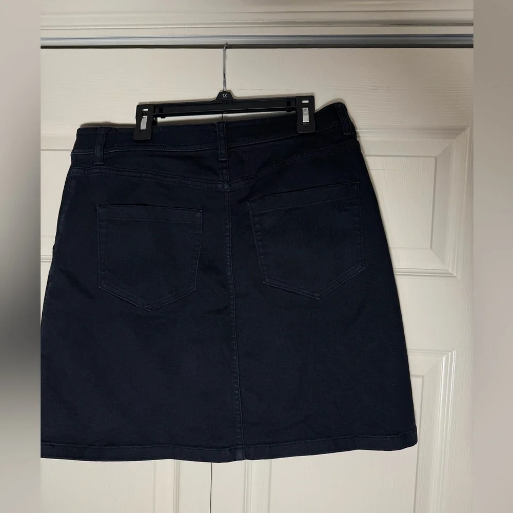 Two by‎ Vince Camuto Button Down Denim Skirt